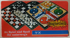 Magnet Spielset - Reisespiele -VR Bank - Dame/Schach/Mensch &Auml;rgere dich nicht