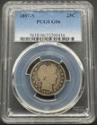 1897-S BARBER SILVER QUARTER PCGS G06 04XBA26