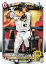 2025 Bowman Draft #BD-50 Easton Carmichael Pittsburgh Pirates