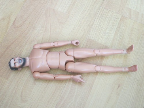 DRAGON MODELS Loose Nude Kurt Body with Hands 12" 1/6 Scale USED