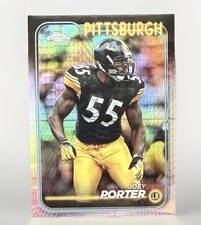 2024 Topps Chrome Joey Porter X-Fractor HOF LB Pittsburgh Steelers