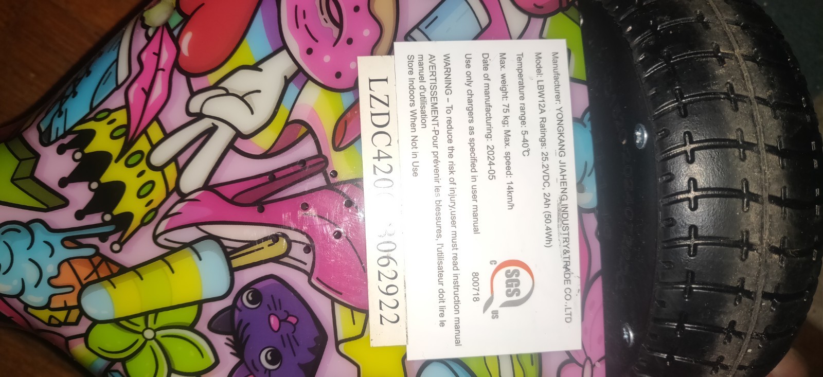 HOVERSTAR  Self Balancing Scooter Unicorn HS2.01 Bluetooth Flash Wheel with LED