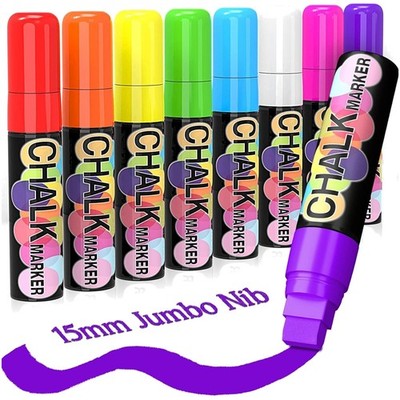Kreidemarker Kreidestifte Fensterstifte Abwischbar 8 Farben 15mm Chalk Marker