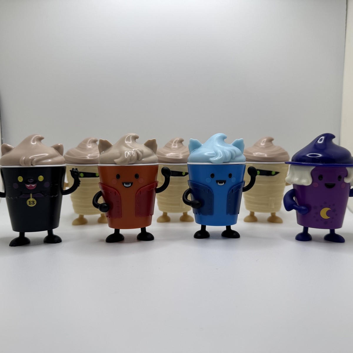 Rare Blue Brrr Beast Frosty Frights Wendys Toy Lot of 7 Cold Spell