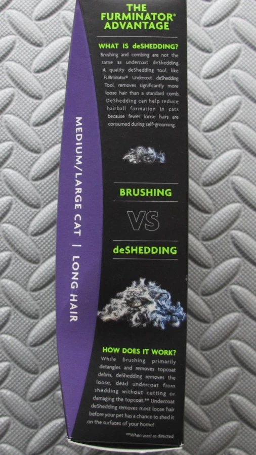 Herramienta de desprendimiento FURminator para gatos medianos/grandes pelo largo Foto 2 de 2