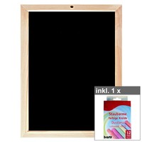 Kreidetafel Schultafel Klein Ca. 40 X 30 Cm Inkl. 12Er Set Farbige Kreide
