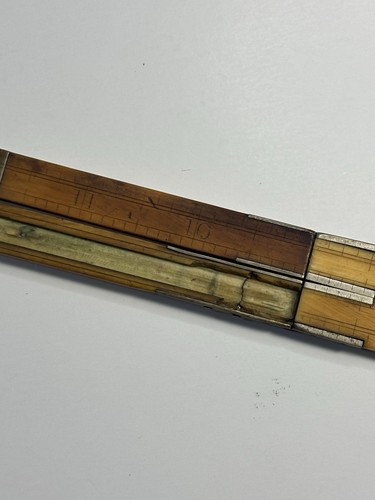 Vintage Stanley No. 39 Four-Fold 12" Rule Ruler With Caliper RARE SEE PICS - Picture 7 of 9