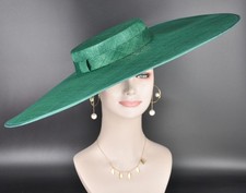 Wide Brim Sinamay Hat, Derby Hat, Ascot Hat, Church Hat, Wedding Hat,Race Day