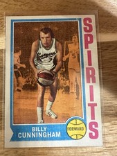 1974-75 Topps #235 Billy Cunningham HOF Spirits of St. Louis Vintage ABA