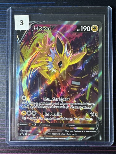 Jolteon V Swsh183 Swsh: Sword & Shield Promo Cards Holo Lot:#3 - Picture 1 of 7