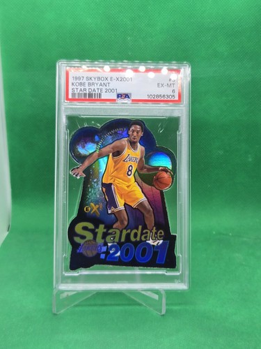 1997 Skybox E-X2001 Kobe Bryant Star Date 2001 #3 Lakers PSA 6