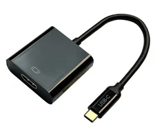 USB C to HDMI Adapter 4K, Type C to HDMI, Thunderbolt 3/4 Compatible for MacB...