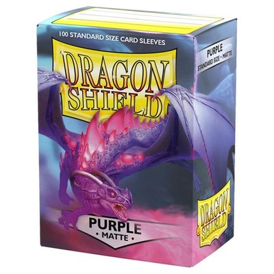 Dragon Shield Matte Purple Card Sleeves 100ct TCG Protector