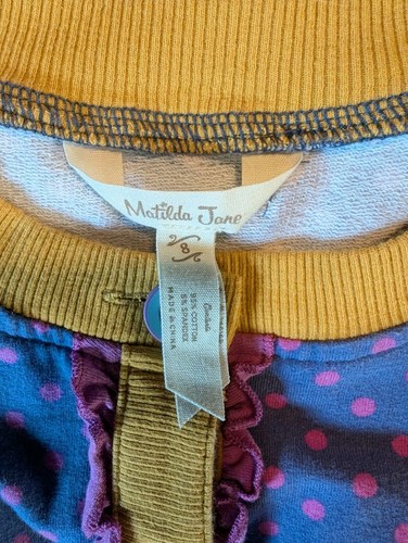 GIRLS MATILDA JANE Purple Jumpsuit SIZE 8 - Picture 4 of 5