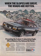 Slopes Great Roads Rotten AMC Eagle Official Vehicle National Ski Patrol ad 192
