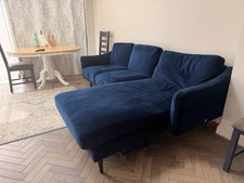 Snug The Rebel - Right Hand Chaise Sofa - Navy