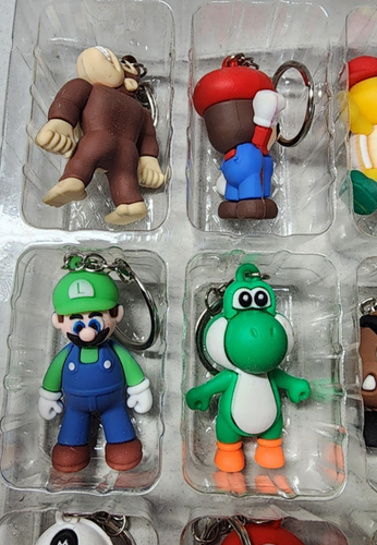 Lotto di 23 Asst. Portachiavi Personaggio Super Mario Brothers 2" - Foto 2 di 6