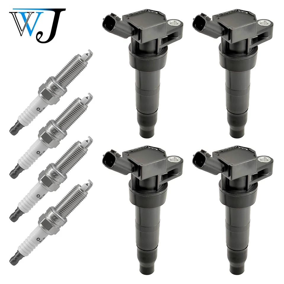 Kit de 4 bobinas de encendido y bujías de iridio para Kia Optima 273003F100 2011  Foto 2 de 4