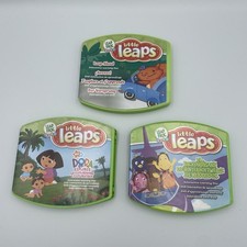 LeapFrog Little Leaps Learning System Interactive Educational DVD Games Lot of 3