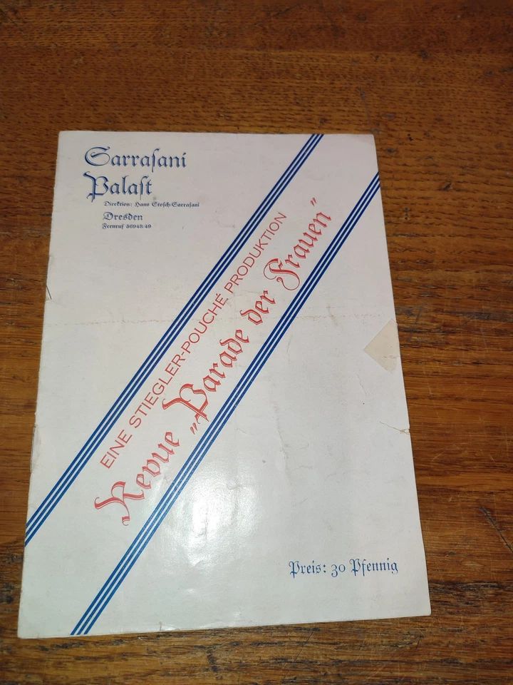 Circus Sarrasani Palast Dresden Hans Stosch Revue Parade der Frauen Zirkus Circo - Bild 2 von 4