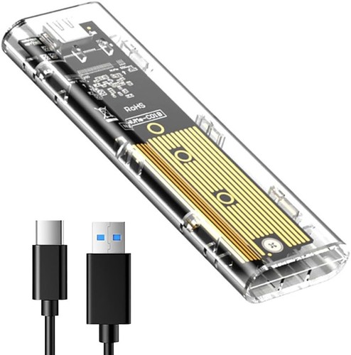 M.2 nvme SSD enclosure m2 adapter external hard disk drive, nvme ssd m2 adapter  1