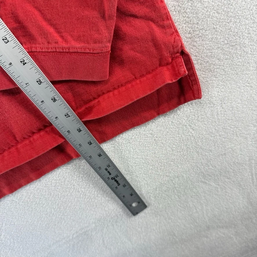 Винтажная мужская рубашка регби Wisconsin Badgers большой красный черный цветной блок опрятная 90-е - Изображение 4 из 4