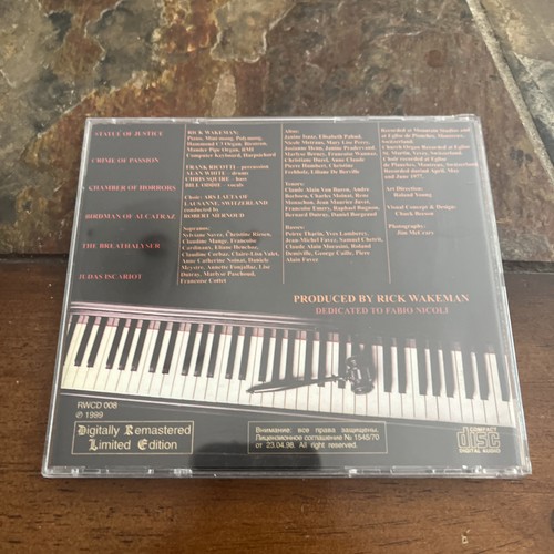 2 RARE WAKEMAN CD LOT LIMITED EDITION IMPORT CRIMINAL RECORD. ONLY 5000 PROG - Picture 5 of 15