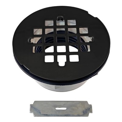 Friendly PVC Shower Drain Insert Simple Soaking Pool Drain Home Bath Accessories