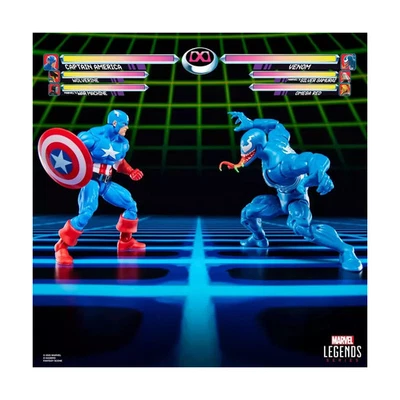 Hasbro Marvel Legends Series Gamerverse - Captain America vs Venom - Photo 1/4