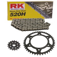 Kettensatz Husqvarna TE 250 04-10 Kette RK 520H 116 Offen 13/50
