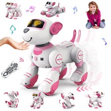 VATOS Remote Control Robot Dog Toy for Kids - Interactive Touch  Follow 17 F...