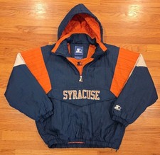 Syracuse University Starter Jacket L Double Sided 90's Syracuse Orange Football