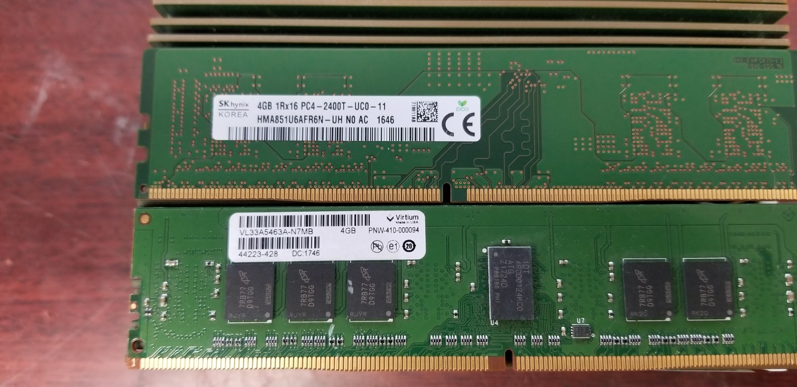 Lot 264GB (66x4GB) 4GB DDR4 DIMM Desktop RAM Mixed Brands & Speeds
