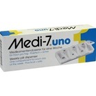 MEDI 7 uno Medikamentendosierer für 7 Tage weiß, 1 St PZN 00871456