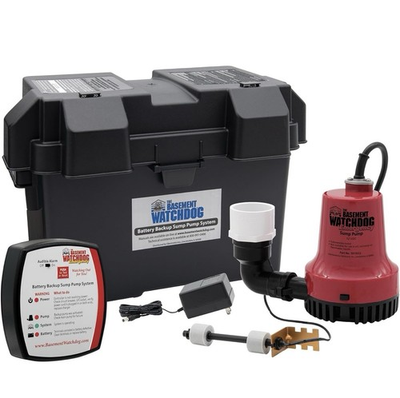 #ad The Basement Watchdog Emergency Backup Sump Pump System BWE Basement Watchdog $165.99