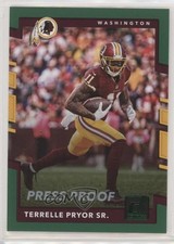 2017 Panini Donruss Press Proof Green Terrelle Pryor Sr #65 0f6