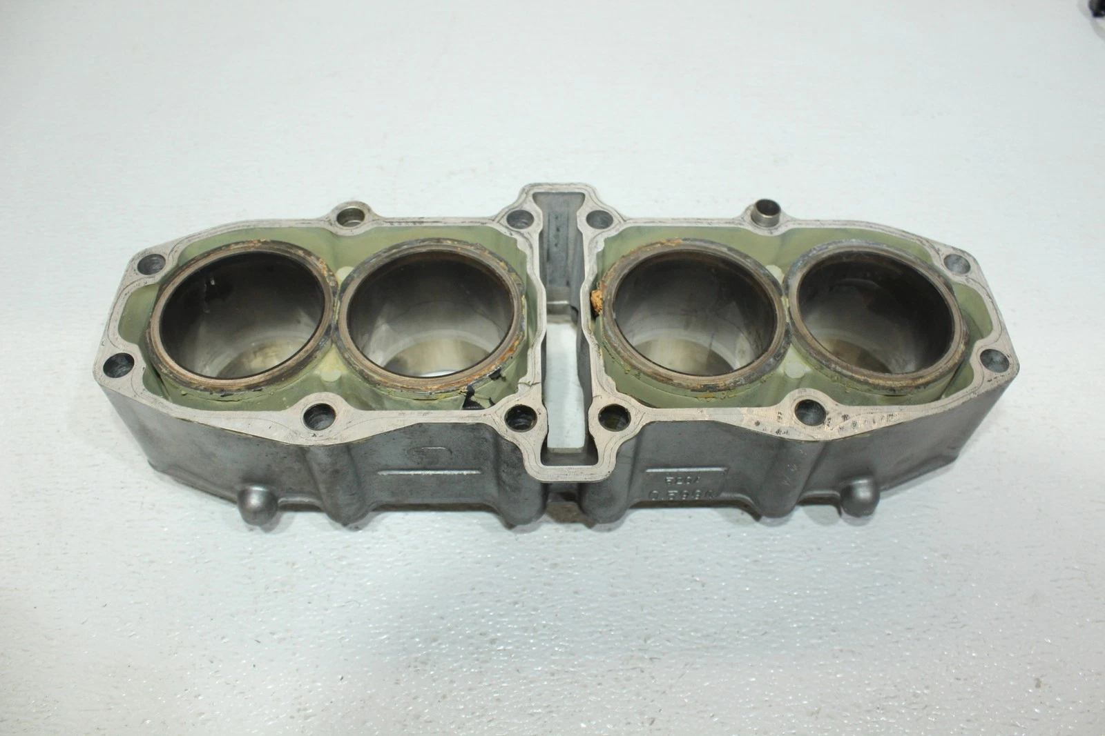 1990-1993 Kawasaki Ninja Zx6 Zx600d Engine Motor Piston Cylinders Block Jug
