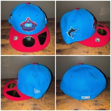 Miami Marlins New Era City Connect Hat Mens Low Profile 59FIFTY Blue 7 1/8 NEW