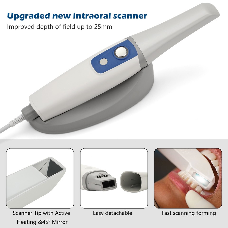 Runyes Dental Intra-oral 3D Scanner V5 Shining AI 3D Aoralscan Free ...