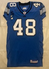 2003 DETROIT LIONS #48 SWIFT GAME WORN PRO CUT SIZE 46 JERSEY REEBOK NFL