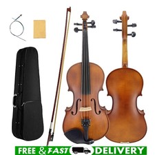 4 String Viola 16-Inch Solid Wood Handcrafted Viola Sets Full Size for Beginners