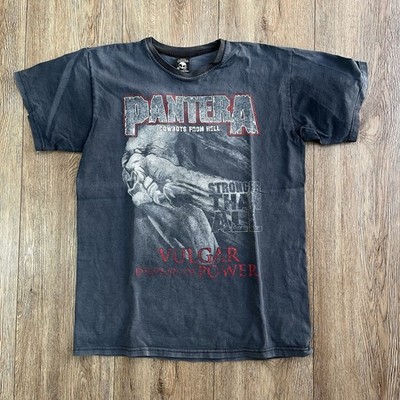 Vintage 90 s Mexico Bootleg  Pantera  Cowboy From Hell  Tee rare Large-XL
