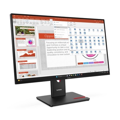 Lenovo ThinkVision T27-40 68,6 cm (27'') FHD IPS LED 16:9 120 Hz Monitor HDMI ...