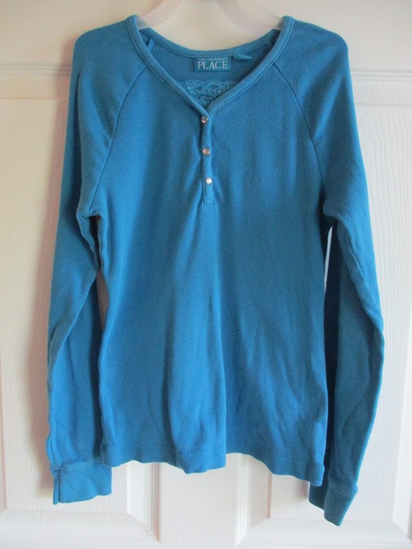 Girls Childrens Place Blue Sweater Size Large (10-12)