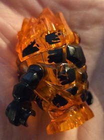 LEGO Power Miners Minifigure Rock Monster Firax Trans-Orange