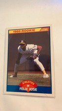 1989 Score - Felix Jose #629 Rookie Athletics