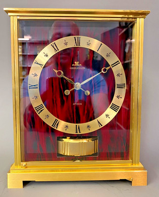 Zz ATMOS VII Uhr Jaeger-LeCoultre ''Embassy'' | rot geflammt | komplett original
