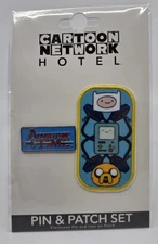 Cartoon Network Hotel Exclusive Adventure Time Pin And Patch Set Rare