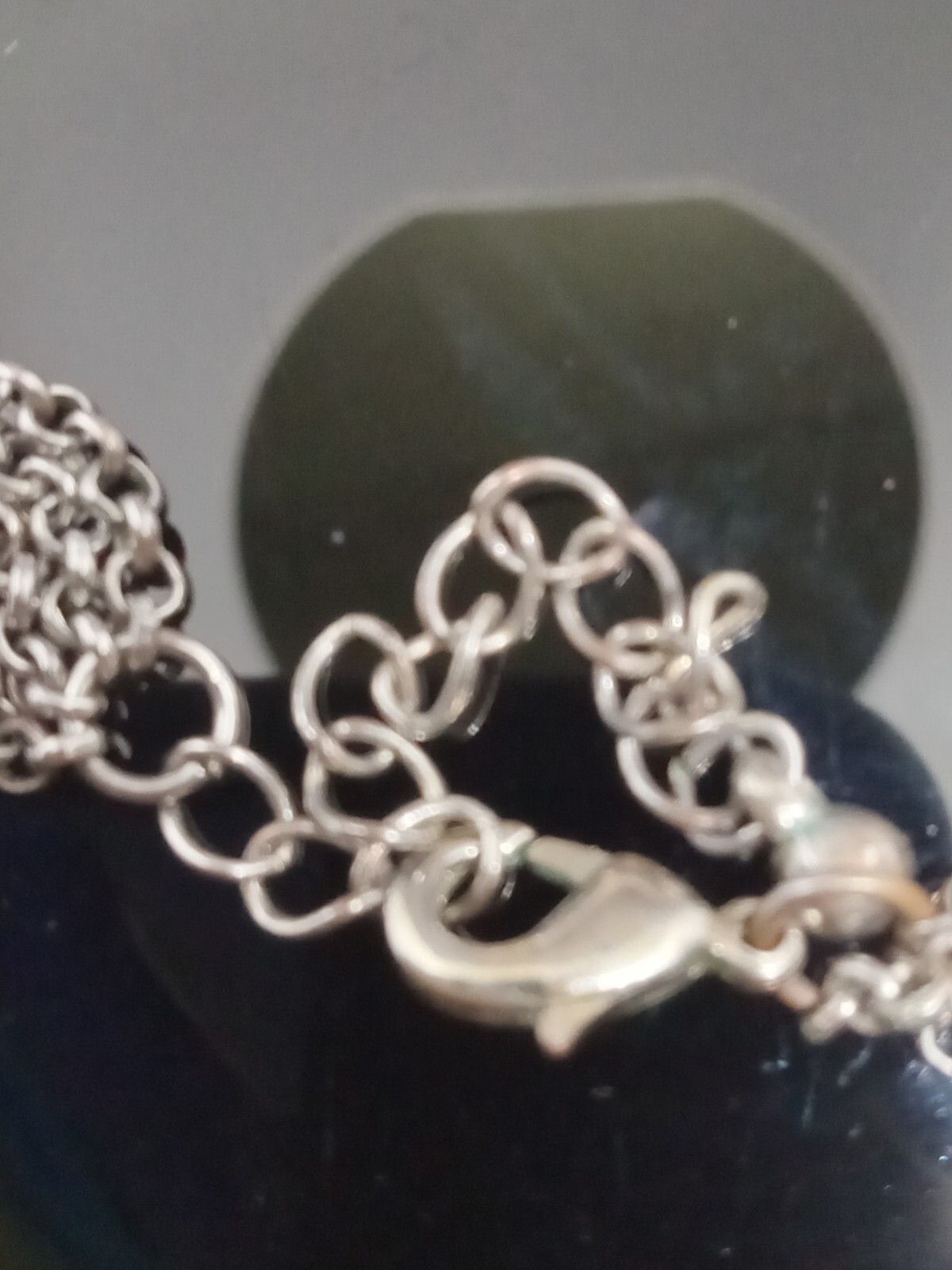 Statement Necklace Pink Black Multi Layer Strand … - image 3