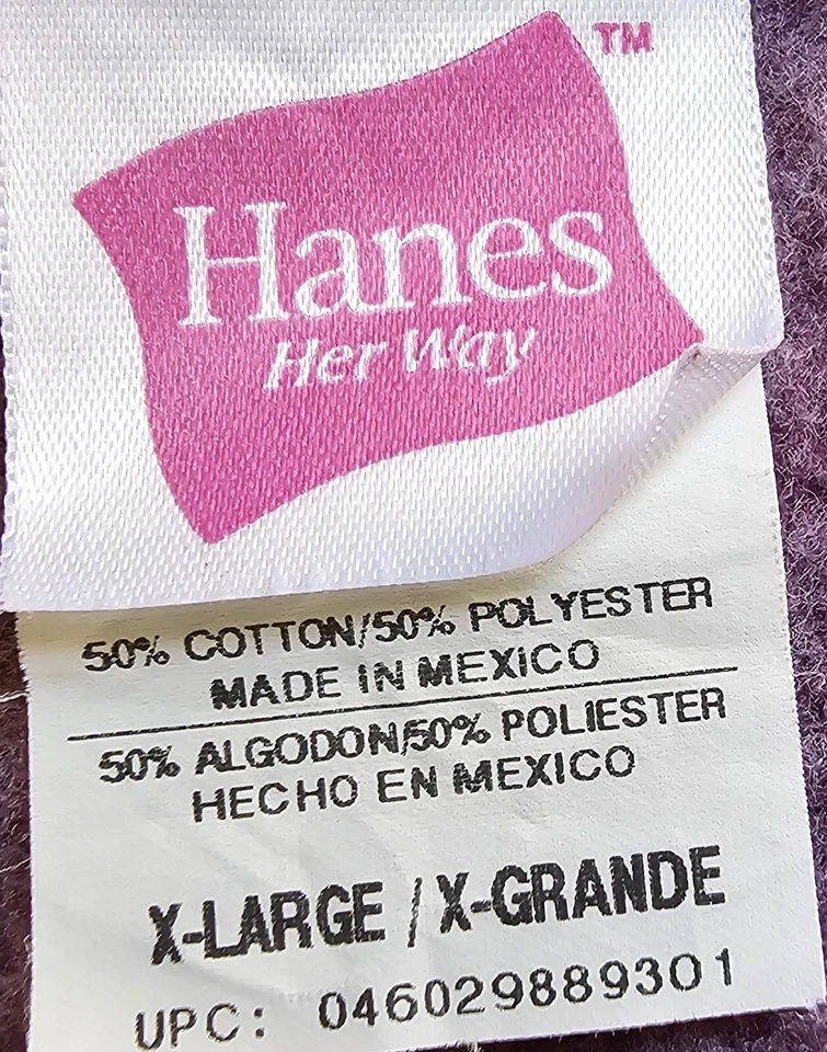 Pantalones deportivos Hanes Her Way para mujer talla XL X grandes morados Foto 2 de 4